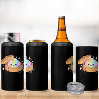 Cute Rainbow Dumpling Squishy 4 in 1 Can Cooler Tumbler Kawaii Graphic