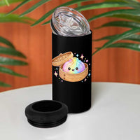 Cute Rainbow Dumpling Squishy 4 in 1 Can Cooler Tumbler Kawaii Graphic