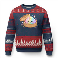 Cute Rainbow Dumpling Squishy Ugly Christmas Sweater Kawaii Graphic