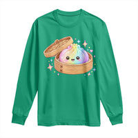 Cute Rainbow Dumpling Squishy Long Sleeve Shirt Kawaii Graphic
