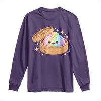 Cute Rainbow Dumpling Squishy Long Sleeve Shirt Kawaii Graphic