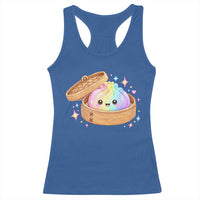 Cute Rainbow Dumpling Squishy Racerback Tank Top Kawaii Graphic