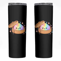 Cute Rainbow Dumpling Squishy Skinny Tumbler Kawaii Graphic