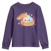 Cute Rainbow Dumpling Squishy Youth Sweatshirt Kawaii Graphic