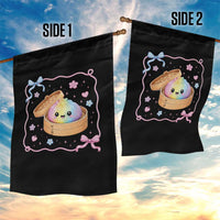 Squishy Lovers Garden Flag Cute Dumpling Graphic Coquette Bow Girls