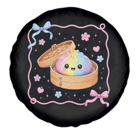 Squishy Lovers Spare Tire Cover Cute Dumpling Graphic Coquette Bow Girls