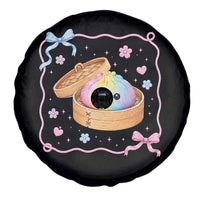 Squishy Lovers Spare Tire Cover Cute Dumpling Graphic Coquette Bow Girls
