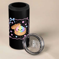 Squishy Lovers 4 in 1 Can Cooler Tumbler Cute Dumpling Graphic Coquette Bow Girls