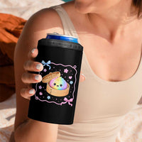 Squishy Lovers 4 in 1 Can Cooler Tumbler Cute Dumpling Graphic Coquette Bow Girls