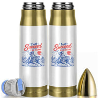 I Will Succeed Because I Am Insane Cowgirl Riding Tiger Vintage Graphic Bullet Tumbler