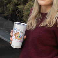 Just A Girl Who Loves Squishies Tumbler Cup Cute Dumpling Graphic Coquette Bow Girls
