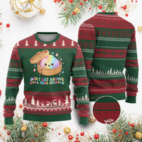 Dont Let Anyone Dull Your Sparkle Cute Rainbow Dumpling Squishy Graphic Ugly Christmas Sweater