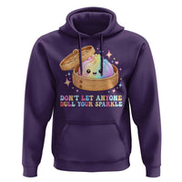 Dont Let Anyone Dull Your Sparkle Cute Rainbow Dumpling Squishy Graphic Hoodie