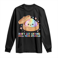 Dont Let Anyone Dull Your Sparkle Cute Rainbow Dumpling Squishy Graphic Long Sleeve Shirt