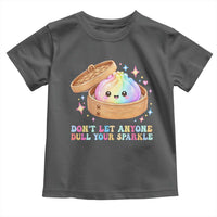 Dont Let Anyone Dull Your Sparkle Cute Rainbow Dumpling Squishy Graphic Toddler T Shirt
