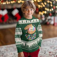 Just A Girl Who Loves Squishies Ugly Christmas Sweater Cute Rainbow Dumpling Squishy Graphic