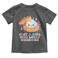 Just A Girl Who Loves Squishies Toddler T Shirt Cute Rainbow Dumpling Squishy Graphic