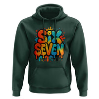 Fun Six Seven Graffiti Hoodie Funny 67 Meme Gen Alpha Slang Streetwear Hip Hop - Wonder Print Shop