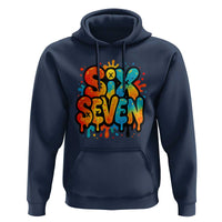 Fun Six Seven Graffiti Hoodie Funny 67 Meme Gen Alpha Slang Streetwear Hip Hop - Wonder Print Shop