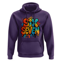 Fun Six Seven Graffiti Hoodie Funny 67 Meme Gen Alpha Slang Streetwear Hip Hop - Wonder Print Shop