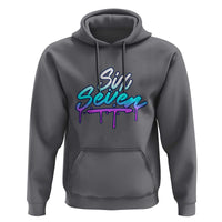 Fun Six Seven Hoodie Funny 6 7 Meme Gen Alpha Slang Streetwear Gradient - Wonder Print Shop