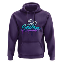 Fun Six Seven Hoodie Funny 6 7 Meme Gen Alpha Slang Streetwear Gradient - Wonder Print Shop