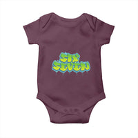 67 Meme Baby Onesie Six Seven Funny Gen Alpha Slang Saying - Wonder Print Shop