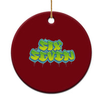 67 Meme Ceramic Ornament Six Seven Funny Gen Alpha Slang Saying - Wonder Print Shop