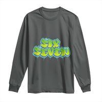 67 Meme Long Sleeve Shirt Six Seven Funny Gen Alpha Slang Saying - Wonder Print Shop