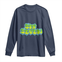 67 Meme Long Sleeve Shirt Six Seven Funny Gen Alpha Slang Saying - Wonder Print Shop