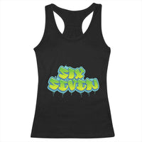 67 Meme Racerback Tank Top Six Seven Funny Gen Alpha Slang Saying - Wonder Print Shop