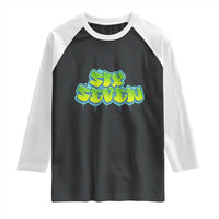 67 Meme Raglan Shirt Six Seven Funny Gen Alpha Slang Saying - Wonder Print Shop