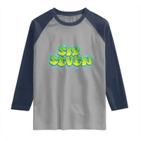 67 Meme Raglan Shirt Six Seven Funny Gen Alpha Slang Saying - Wonder Print Shop