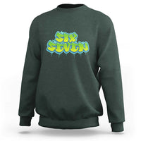 67 Meme Sweatshirt Six Seven Funny Gen Alpha Slang Saying - Wonder Print Shop