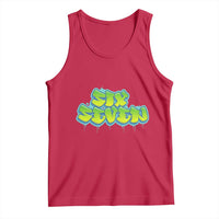 67 Meme Tank Top Six Seven Funny Gen Alpha Slang Saying - Wonder Print Shop