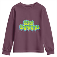 67 Meme Youth Sweatshirt Six Seven Funny Gen Alpha Slang Saying - Wonder Print Shop