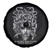 Funny Feminist Medusa Spare Tire Cover Making Men Hard Since 700 B.C Dark Myth Ancient - Wonder Print Shop
