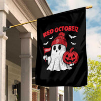 Red October Halloween Ghost Garden Flag Philadelphia Spooky Pumpkin TS10