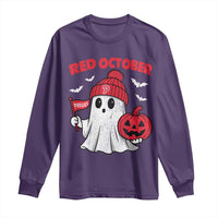 Red October Halloween Ghost Long Sleeve Shirt Philadelphia Spooky Pumpkin TS10