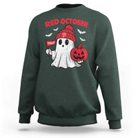 Red October Halloween Ghost Sweatshirt Philadelphia Spooky Pumpkin TS10