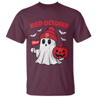 Red October Halloween Ghost T Shirt Philadelphia Spooky Pumpkin TS10