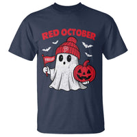 Red October Halloween Ghost T Shirt Philadelphia Spooky Pumpkin TS10