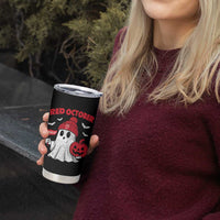 Red October Halloween Ghost Tumbler Cup Philadelphia Spooky Pumpkin TS10
