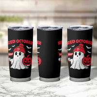 Red October Halloween Ghost Tumbler Cup Philadelphia Spooky Pumpkin TS10