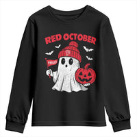 Red October Halloween Ghost Youth Sweatshirt Philadelphia Spooky Pumpkin TS10