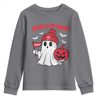 Red October Halloween Ghost Youth Sweatshirt Philadelphia Spooky Pumpkin TS10