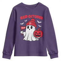 Red October Halloween Ghost Youth Sweatshirt Philadelphia Spooky Pumpkin TS10