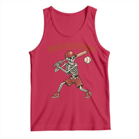 Red October Skeleton Baseball Tank Top Philadelphia Halloween Costume Funny - Wonder Print Shop