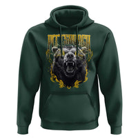 Vintage Pittsburgh Hoodie Retro Sports Fan Wild Bear Mascot Streetwear Bootleg - Wonder Print Shop