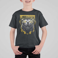 Vintage Pittsburgh T Shirt For Kid Retro Sports Fan Wild Bear Mascot Streetwear Bootleg - Wonder Print Shop